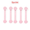 5 قطع واقي أمان للأطفال رعاية الطفل - 5 long pink
