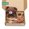 Newborn Gift - Compact-Box 3PC's - OMOMA-BOX 004 - 3PCS Bear Set