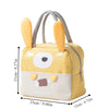 1pc Cute Insulation Lunch Box Portable Fridge Thermal Bag 3D Cartoon Pattern Bento Bag For Teenagers Workers At School Canteen - 1peace yellow