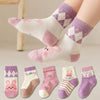 Süße Baby Mädchen Socken Frühling Herbst (5 Paare/los) - BNTU