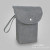 Baby Diaper Bag Organizer Reusable and Waterproof - grey