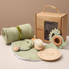 Newborn Gifts - Soft Touch 5 PC's - OMOMA-BOX-006 - 5PCS Green Set