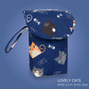 Baby Diaper Bag Organizer Reusable and Waterproof - cats