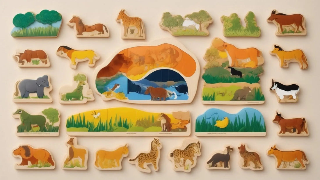 Boost Your Child's Cognitive Skill With The Ultimate Childhood Toy- OLOEY's Animal Shape Puzzle Set - متجر أمومة