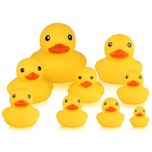 Cute Little Yellow Duck with Squeeze Sound Bath Toy