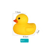 Cute Little Yellow Duck with Squeeze Sound Bath Toy - D