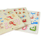 28Pcs Arabic Alphabet Wood Puzzle