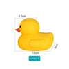 Cute Little Yellow Duck with Squeeze Sound Bath Toy - C