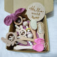 10 Pieces Of Personalized Name Newborn Bath Toy Gift