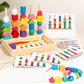 Toddler Wooden Montessori Toys - Stacking as Cards