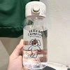 زجاجة مياه بلاستيكية  - سعة كبيرة و مقاومة للسقوط  - Transparent color