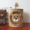 Toys Organizer - Foldable Animal Basket  Storage -  Kid Toys Storage Basket Organizer - - Lion