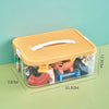 Building Blocks (LEGO) Toys Storage Box - Organizer - A-Yellow-1 Layer