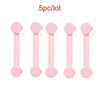 5pcs Children Security Protector Baby Care - 5 long pink