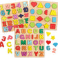 3D Alphabet Number Puzzle Toy