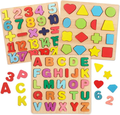 3D Alphabet Number Puzzle Toy