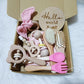 10 Pieces Of Personalized Name Newborn Bath Toy Gift