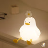 ضوء ليلي سيليكون على شكل بطة للأطفال مع مؤقت (يشحن عبر USB) - Style D
