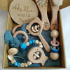 Personalized Name Newborn Bath Toy Gift Set, 8 Pcs - 807