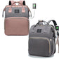 حقيبة للام متعددة الاستخدام تسهل على الام مرافقة كل مايلزم طفلها مزودة بكابل لشحن الهاتف