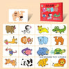 Toddler Matching Card Early Montessori Education Puzzle (32Pcs ) - Animal