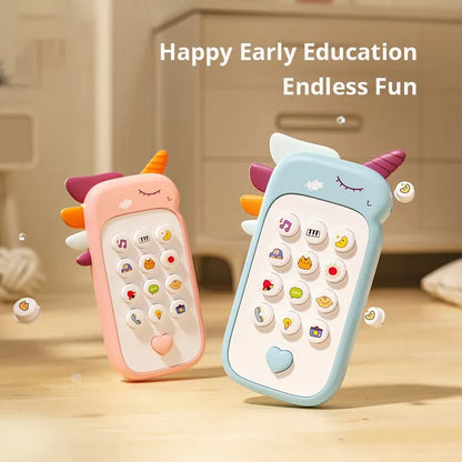 Baby Telephone Music Toy Sound Machine Kids Infant Early Educational Mobile Phone Gift