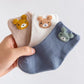 3 Pairs Baby Socks - with Animals and Fruiets