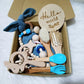 10 Pieces Of Personalized Name Newborn Bath Toy Gift