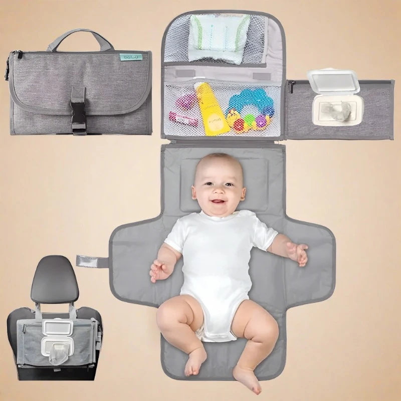 Tragbare Wickelunterlage für Babys (Reise-Wickelunterlage)