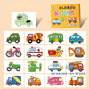 Toddler Matching Card Early Montessori Education Puzzle (32Pcs ) - Traffic