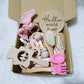 10 Pieces Of Personalized Name Newborn Bath Toy Gift