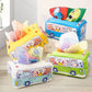 Montessori Toys - Pull Along Magic Tissue Box