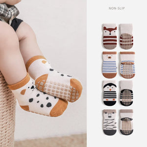 Summer Anti-Slip Baby Socks - 5 Pairs