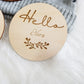 Personalized Name Newborn Bath Toy Gift Set, 8 Pcs