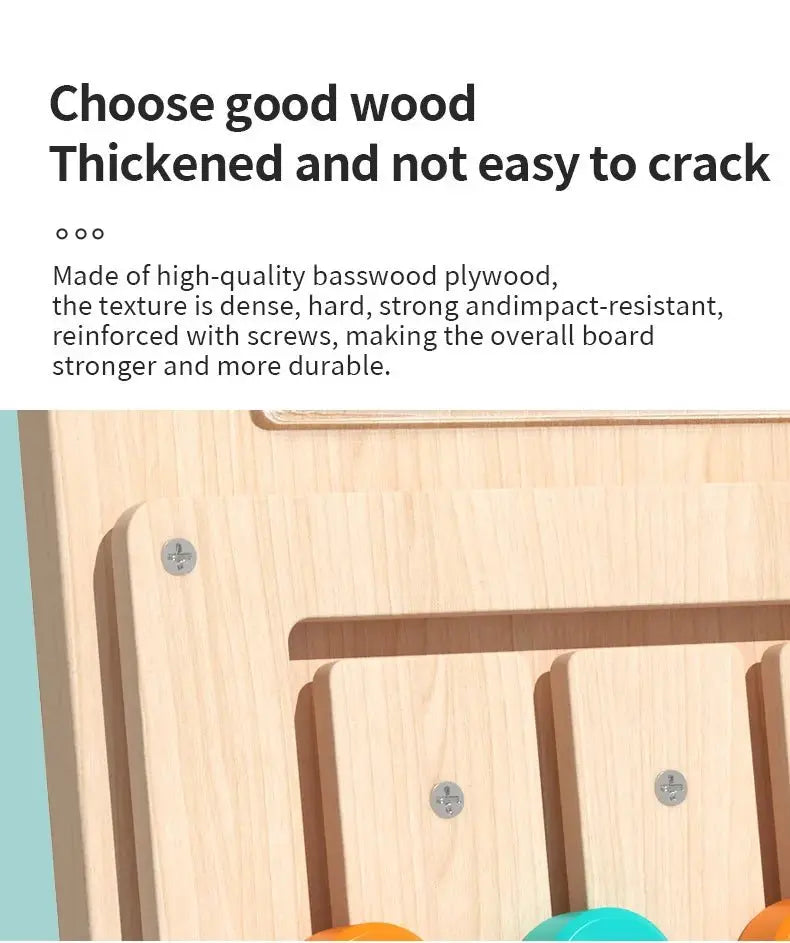 Montessori Wooden Shapes Puzzle - Logical Thinking - OMOMA