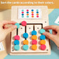 Montessori Wooden Shapes Puzzle - Logical Thinking - OMOMA