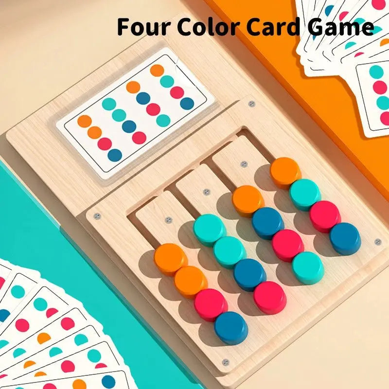 Montessori Wooden Shapes Puzzle - Logical Thinking - OMOMA