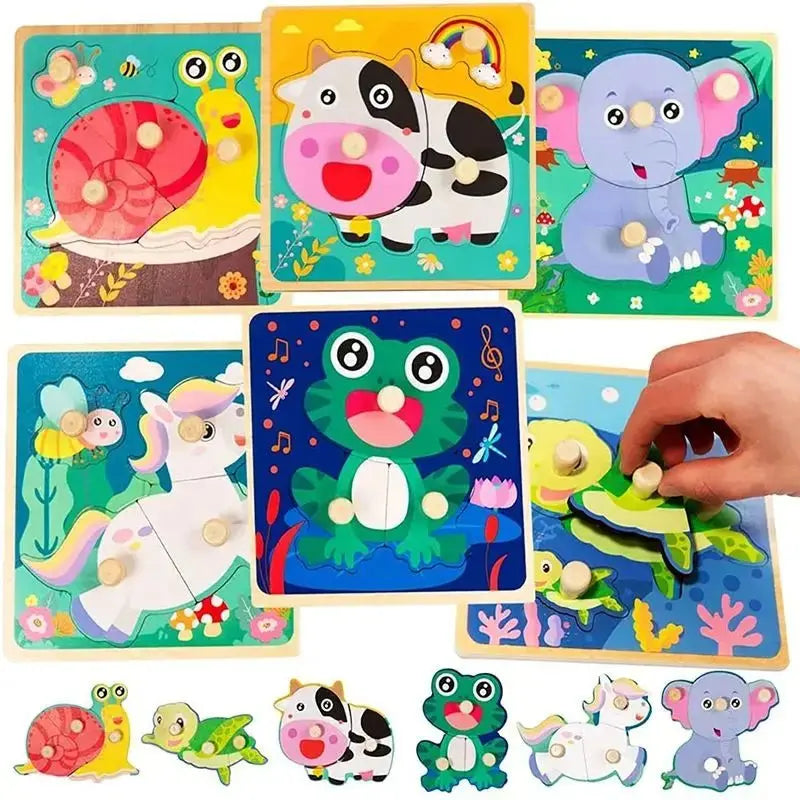 أحجية أطفال ألعاب تعليمية منتسوري - OMOMA