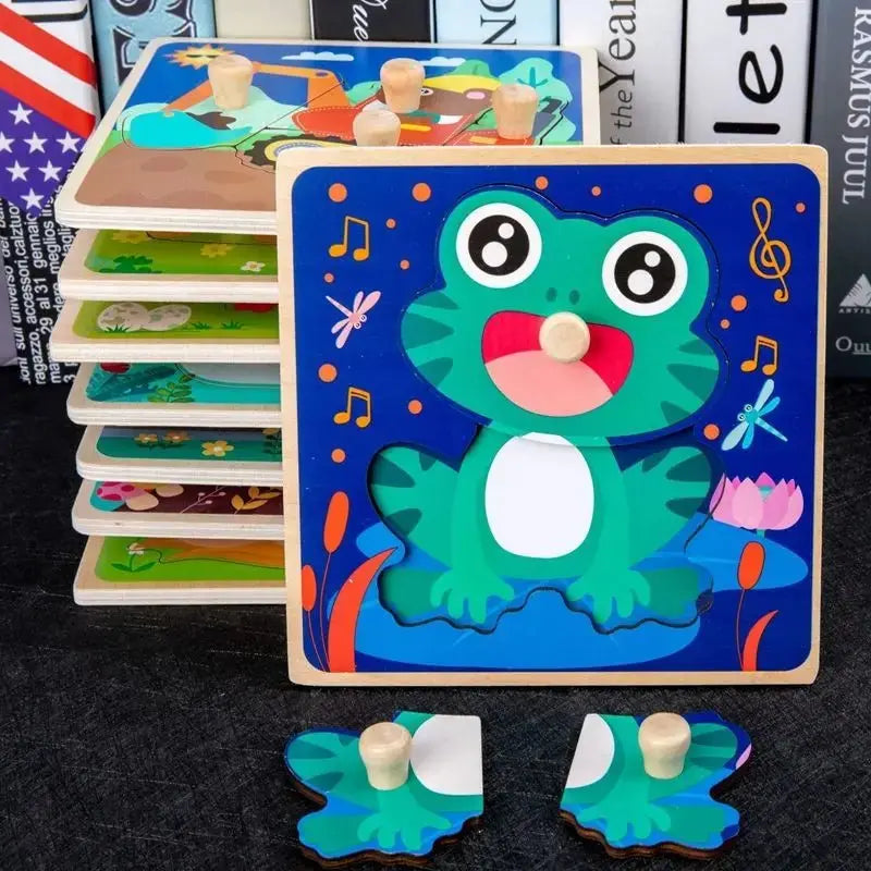 أحجية أطفال ألعاب تعليمية منتسوري - OMOMA