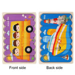 أحجية خشبية منتسوري للأطفال - OMOMA