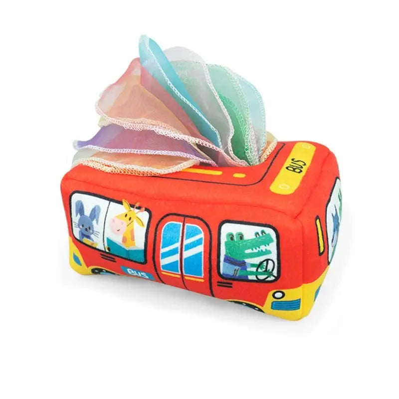 ألعاب منتسوري - سحب صندوق المناديل السحري - OMOMA