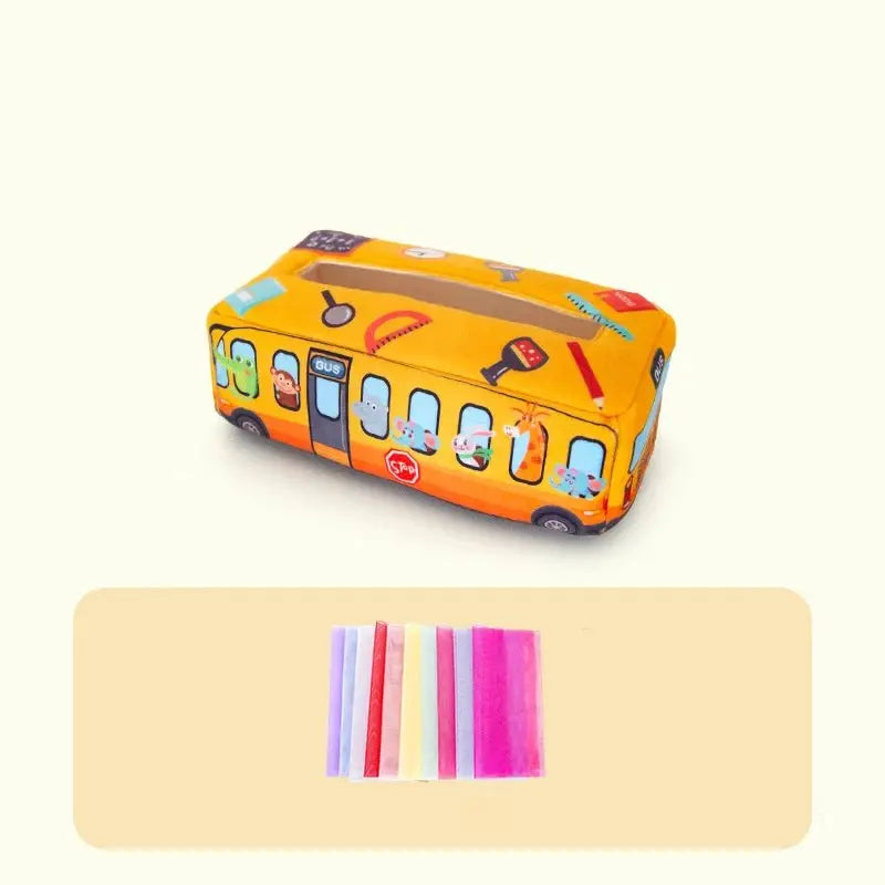 ألعاب منتسوري - سحب صندوق المناديل السحري - OMOMA