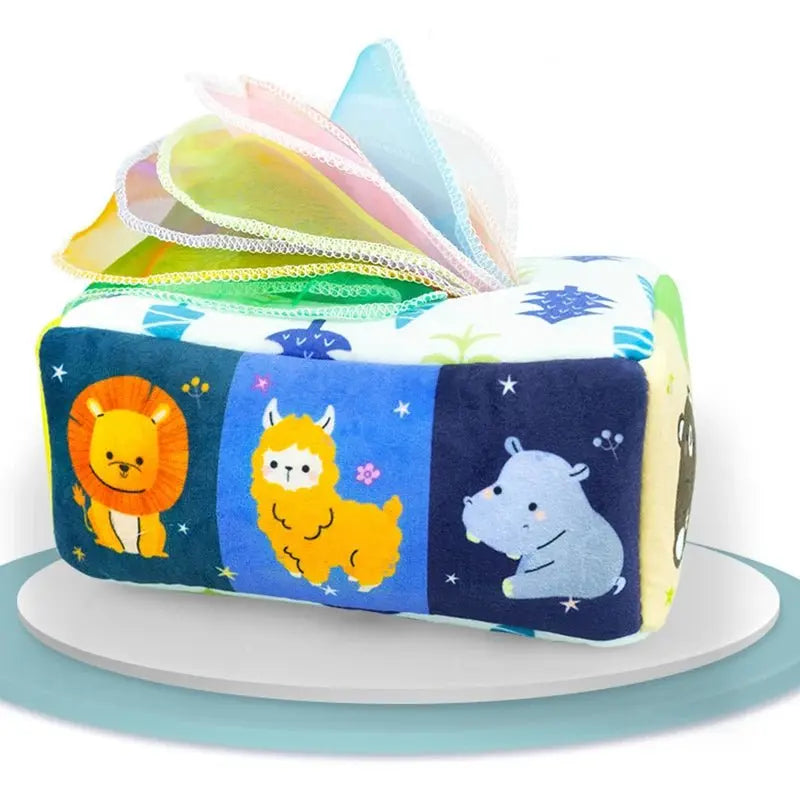 ألعاب منتسوري - سحب صندوق المناديل السحري - OMOMA