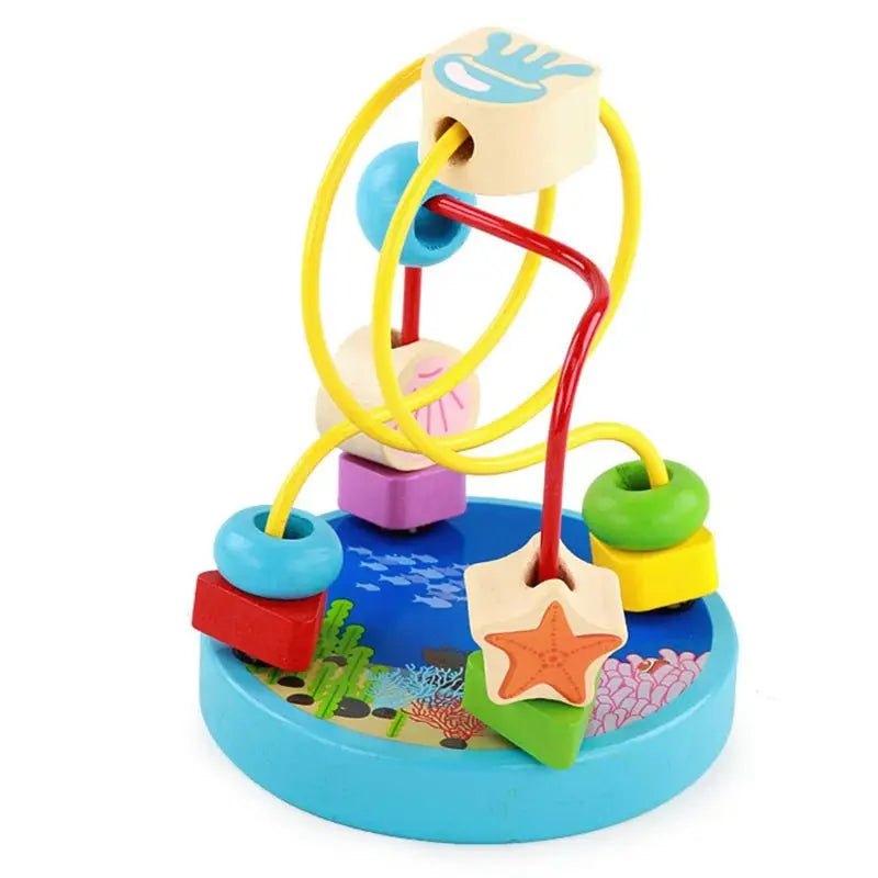 ألعاب منتسوري - سلك خرز الدوائر - OMOMA