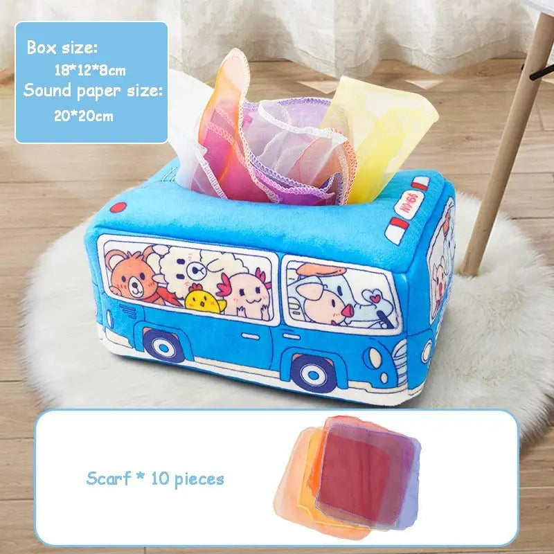 ألعاب منتسوري صندوق المناديل السحري - OMOMA