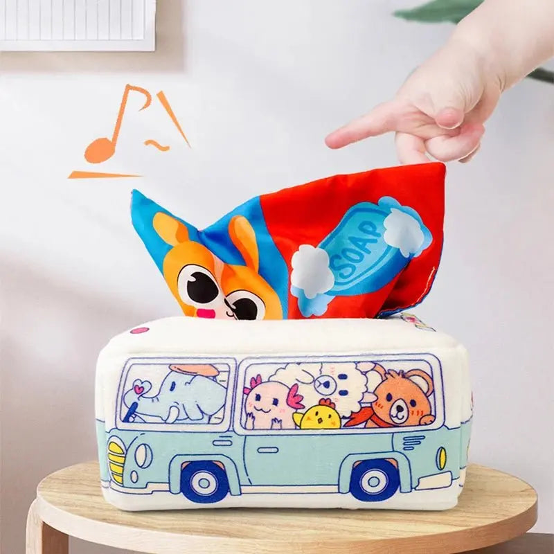 ألعاب منتسوري صندوق المناديل السحري - OMOMA