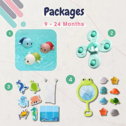 باقات الاستحمام - 9 - 24 شهرًا - استحمام مبهج - OMOMA