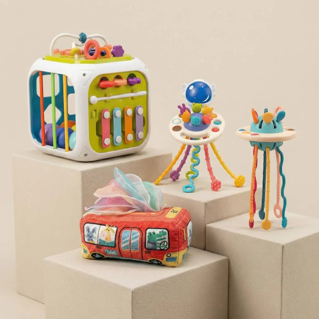 باقات الألعاب - 6 - 9 أشهر - نشاط السحب 1