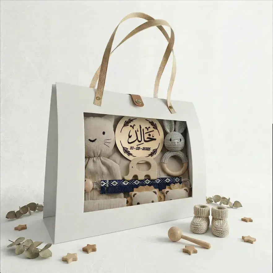 هدايا مواليد بالإسم - الصندوق الاقتصادي - متجر أمومة OMOMA