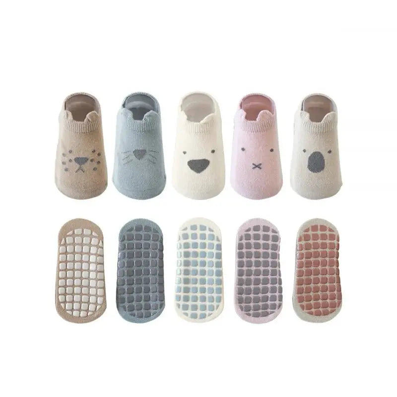 جوارب أطفال قطنية ناعمة مانعة للانزلاق - OMOMA